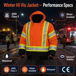 Chaqueta Mejorada Impermeable de Seguridad <span class=keywords><strong>en</strong></span> Oferta, <span class=keywords><strong>Ropa</strong></span> de Trabajo de Invierno Personalizada <span class=keywords><strong>para</strong></span> Hombre - Product Image 2