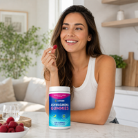 Gummies de Magnésium 330mg 120 Unités Framboise Citron Végétaliennes Sans Gluten OEM Personnalisé Marque Privée Supplément Qualité Supérieure 100% Pur