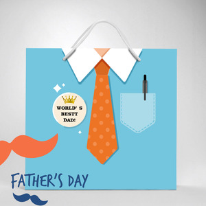Bolsa <span class=keywords><strong>de</strong></span> regalo <span class=keywords><strong>de</strong></span> papel <span class=keywords><strong>para</strong></span> compras con logo impreso <span class=keywords><strong>para</strong></span> cumpleaños, boda, <span class=keywords><strong>día</strong></span> del padre - Product Image 5