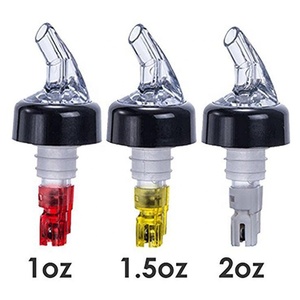 Verseur doseur en <span class=keywords><strong>plastique</strong></span> ABS à débit contrôlé automatiquement 20ml, 30ml, 40ml, <span class=keywords><strong>bouchon</strong></span> verseur doseur <span class=keywords><strong>pour</strong></span> spiritueux et <span class=keywords><strong>vin</strong></span> - Product Image 1