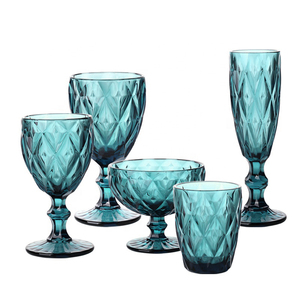 Copa de Vino Espumoso Elegante con Diseño de Diamantes para Banquetes, Fiestas en Casa y Cumpleaños - Product Image 3