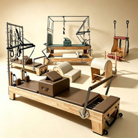 Lit de Pilates en bois de chêne, Reformer, Cadillac, Chaise, Correcteur de colonne vertébrale, Kit Reformer Pilates Premium en promotion