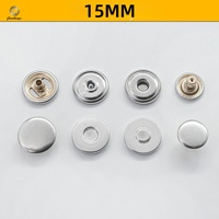 Broches Magnéticos de Cobre de 12.5mm y 15mm con Orificios, 4 Piezas, para Chaquetas y Bolsos