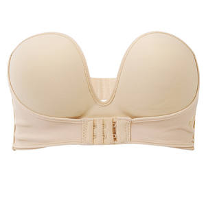 Sujetador push-up sexy con cierre frontal para mujer, sujetadores invisibles, lencería, bralette sin tirantes, sin costuras, sin aros, copas ABC - Product Image 5