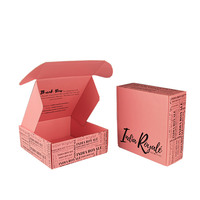 Emballage personnalisé en matériaux recyclés, boîte d'expédition en carton ondulé, boîte à chaussures en papier kraft, logo, emballage pour chaussettes et vêtements