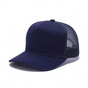 Men's and Women's Solid Color 5-Panel Polyester/Cotton Common Fabric Baseball <b>Hat</b> with 3D Embroidery Promotional - Product Image 6