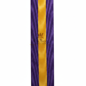 Por encargo OEM al por mayor 2024 Moire cinta personalizada rayas clásicas medalla cintas Premios Cinta con colores personalizados - Product Image 1