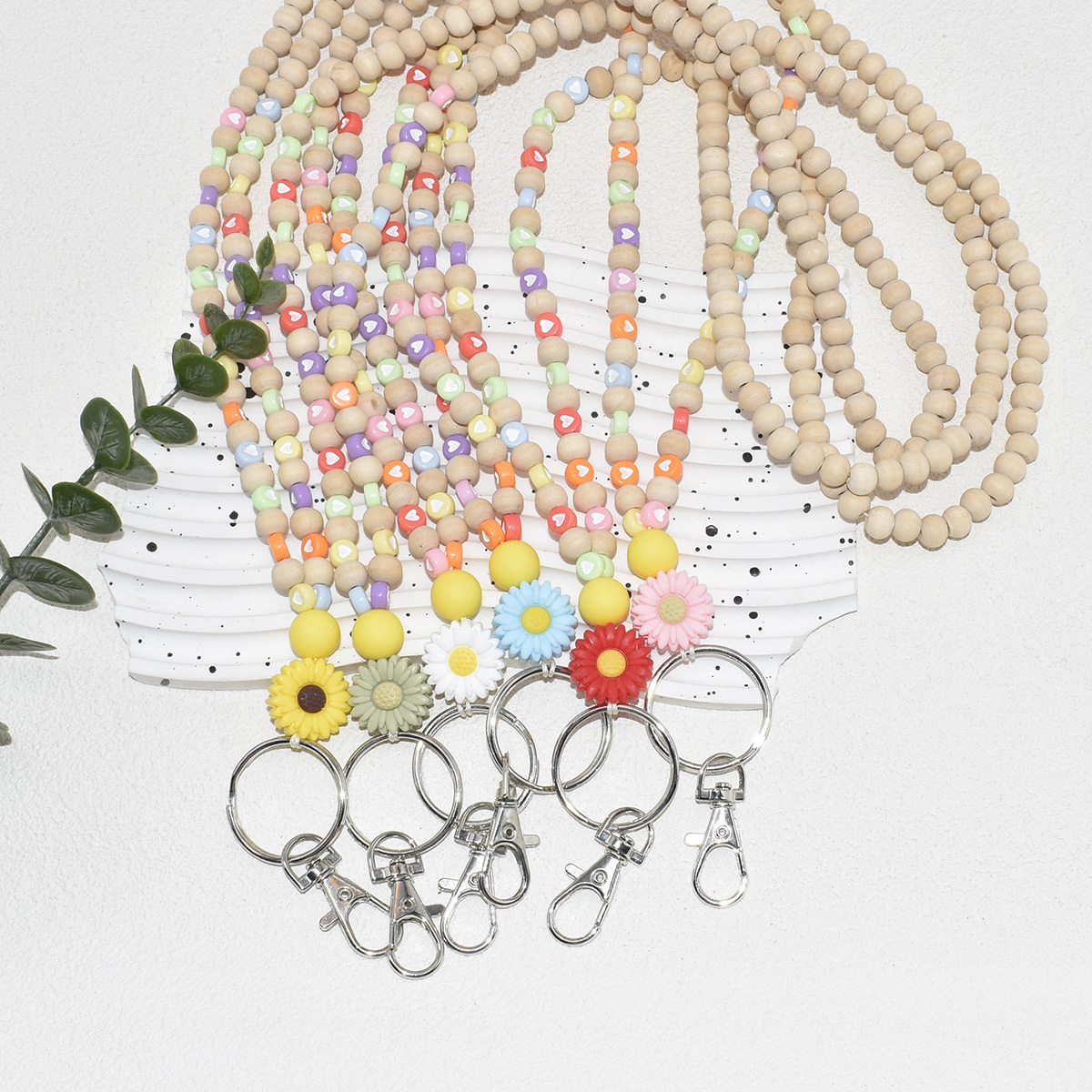 Custom Beaded Teacher Lanyard ID Holder Nurse Lanyard Custom Name Grade Title Custom Lanyard Best Gift for Teachers Image 4
