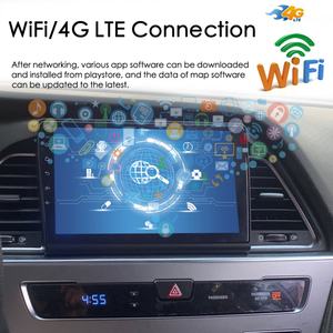 Autoradio stéréo GPS Android 13 avec commande vocale IA 8+128 Go pour Hyundai Sonata 7 LF 2014-2017, CarPlay sans fil, vidéo multimédia - Product Image 3