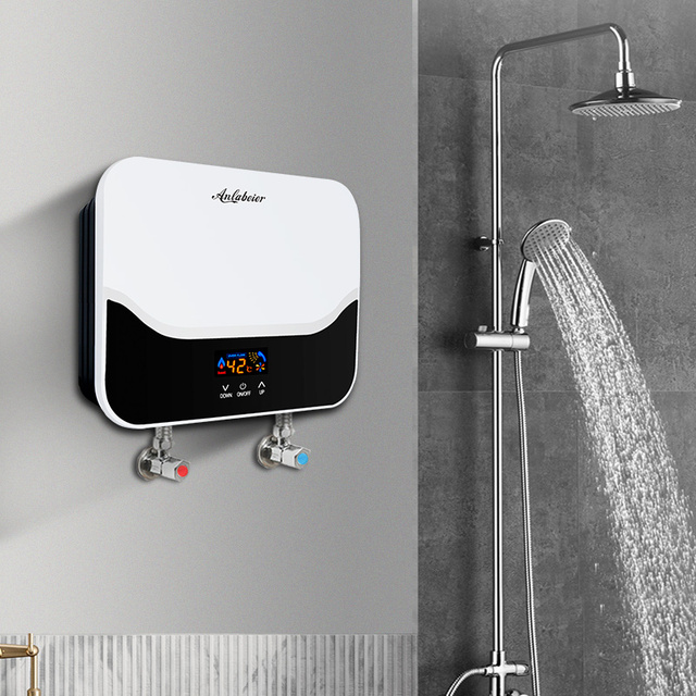 Home Appliance Touch Button 3000w 110V 5500w 220v Adjustable Temperature Instant Smart Water Heat Electric