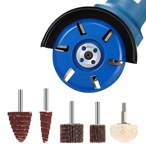 Disco Abrasivo a Lamelle per Levigatura e Intaglio del Legno, Utensile con Sei Denti ad Arco, Fresa per Lucidatura - Product Image 4