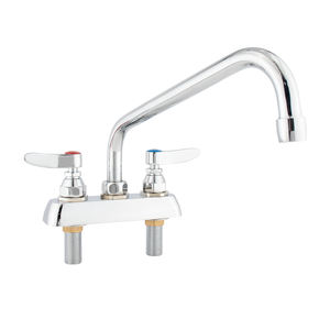 Grifo Mezclador Comercial de Agua Fría y Caliente con Doble Manija para Cocina - Product Image 1