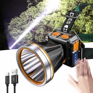 CITICITY High Power <b>LED</b> Headlamp Super Bright Adult <b>Motion</b> <b>Sensor</b> Headlight Spotlight Waterproof Rechargeable 4 Modes - Product Image 1