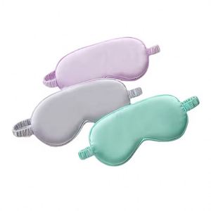 Wholesale Satin <b>Eye</b> <b>Mask</b> Rest Full Night Sleeping Travel 100% Mulberry Silk Personalized <b>Eye</b> <b>Mask</b> Blindfolds - Product Image 2