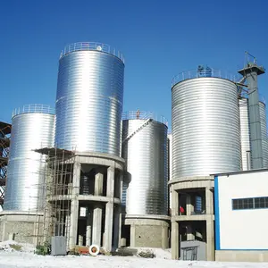 Lixeira de armazenamento de grão de aço de 3000 toneladas, fio silo de grão de grão de 2000 toneladas para venda