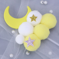Backen Kuchen Dekoration Stern und Mond Ball Geburtstags torte Plug-in Festliche Dessert Tisch karte Cake Topper