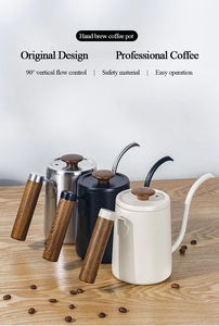 टिकाऊ पर्यावरण के अनुकूल बरिस्ता उपकरण लकड़ी हैंडल के लिए लंबे संकीर्ण स्पैट के साथ लकड़ी हैंडल - Product Image 6