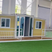 Maison conteneur mobile pliable moderne en kit, type cabine, pour couchage, séjour et salle de sport, fabriquée en Chine
