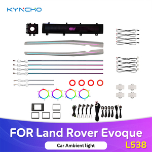 Éclairage d'ambiance intelligent pour <span class=keywords><strong>Range</strong></span> <span class=keywords><strong>Rover</strong></span> <span class=keywords><strong>Evoque</strong></span> L538, éclairage intérieur automatique, éclairage LED automobile - Product Image 1