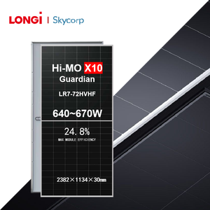 Longi hi-mo X10 người giám hộ chống bụi tairay Wafer & BC Bạc khung 640W 645W 650W 655W 660W 665W 670W Tier 1 Mono tấm pin mặt trời - Product Image 1