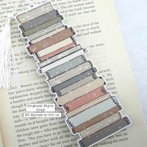Marcadores de Libros Personalizados con Borlas |   Cartulina gruesa de doble cara, ideal para regalos, clubes de lectura y promociones - Product Image 3