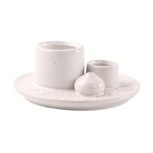 Quemador de incienso de cerámica tres en uno Portavelas Palo Santo Portavelas de madera - Product Image 1