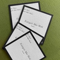 Carte-cadeau personnalisée avec bordure rose, carte de remerciement en papier de luxe avec code promotionnel pour les boutiques de marque