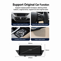Sistema Multimedia para Automóvil Android 14 de 10.25 Pulgadas para BMW X1 E84, 4+64 GB, CarPlay Inalámbrico, Android Auto, DSP, Pantalla Antideslumbrante con Navegación GPS 4G