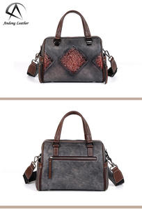 Sac à main Andong pour femmes et filles, en cuir de vache véritable, sacs à bandoulière rétro, sacs à main décontractés de grande capacité, sacs à main élégants pour femmes, sac féminin - Product Image 3