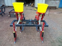 Semoir à 2 rangs pour tracteur, machine à planter du maïs avec engrais