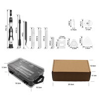 Kit de tournevis de précision professionnel YIYUN 117-en-1 avec embouts magnétiques en chrome, en plastique PVC et en acier pour la réparation de téléphones, d'ordinateurs portables et de montres