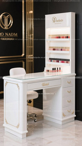Table à ongles baroque Conception et personnalisation de meubles pour les salons de beauté et de <span class=keywords><strong>manucure</strong></span> de style européen américain et français - Product Image 4