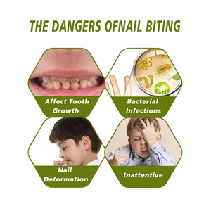 Formule à base de plantes pour vernis à ongles amer, aide les enfants à se débarrasser de l'habitude de mordre les ongles et de sucer les pouces, soin des ongles liquide - Product Image 2