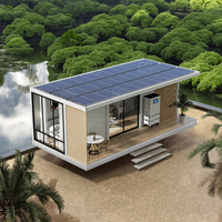 Maisons modulaires préfabriquées, maisons préfabriquées en kit, capsules mobiles, maisons prêtes à l'emploi, panneaux sandwich en acier, design moderne, zéro carbone