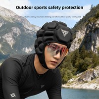Gorra de Ciclismo TOSUOD, Protección Deportiva para Exteriores, Anti-Caídas, Resistente a Impactos, Nailon-Spandex SBR, Cuatro Estaciones, Gorra de Rugby para Portero