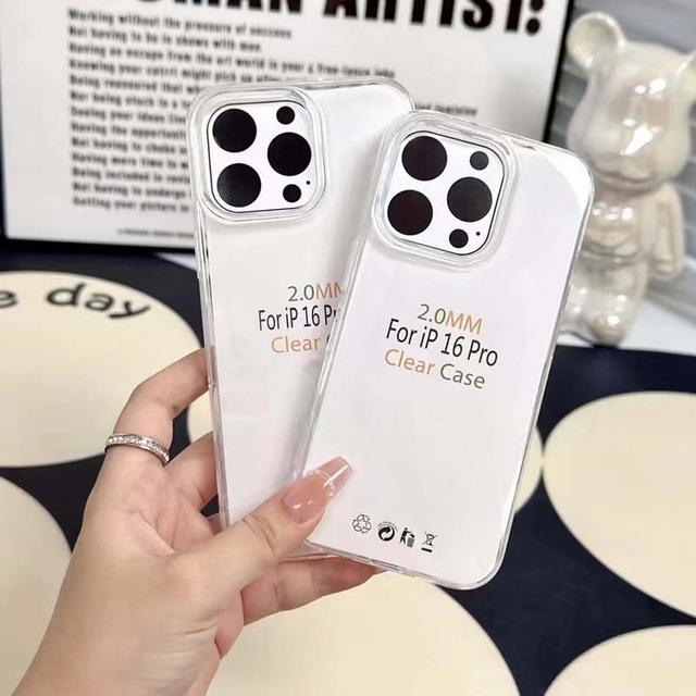 In Stock 2.0mm Thickness Transparent TPU Mobile Phone Cover Case for Realme 2 3 5 6 7 8 9 10 11 12 13 Pro C67 C65 C63 C61 C55