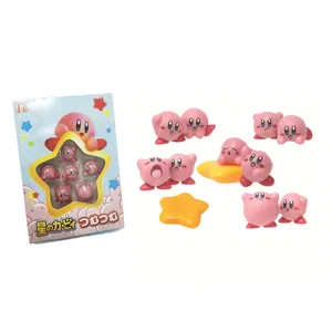 Groothandel Lage Prijs Kawaii Roze Pop Speelgoedkleurendoos Spel Kirby Actiefiguur