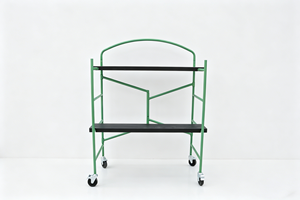 Plataforma de Trabajo Móvil Plegable de Acero Galvanizado, <span class=keywords><strong>Mini</strong></span> Plataforma de Trabajo <span class=keywords><strong>con</strong></span> <span class=keywords><strong>Ruedas</strong></span> para Construcción y Mantenimiento - Product Image 2