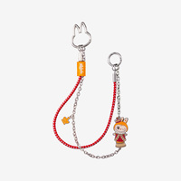 Authentique Popmart Les Monstres Échec et Mat Pendentif Boîte Mystère Figurines Personnalisées Adorables Labubu Dessin Animé Jouets Tendance Cadeaux