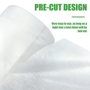 Rouleau de papier jetable pour table de spa, respirant, en PP non tissé, pour massage, clinique de beauté, salon de tatouage, blanc, 20 g/m² - Product Image 5