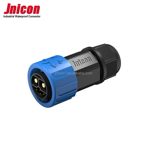 Jnicon M23 按压式锁扣 IP67 防水公母连接器 6 / 2+4 针 50A 电源插头 - Product Image 2