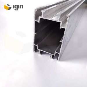 โปรไฟล์อะลูมิเนียม IGIN 80 แผงประตู ซีรีส์ 6000 สำหรับฉากกั้นสำนักงาน ใช้ในอุตสาหกรรม - Product Image 1
