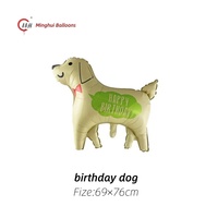 Ensemble de ballons en aluminium sur le thème des animaux de la forêt, ballons en aluminium en forme d'animaux pour une fête d'anniversaire, une fête de naissance ou une fête d'anniversaire pour enfants