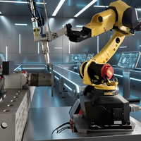 Robot Industrial Compacto FANUC M-20iD/25 de 6 Ejes con Carga Útil de 25 kg y Alcance de 1831 mm para Soldadura, Manipulación y Paletización