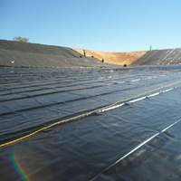 Geomembrana de PVC Impermeable al por Mayor de 0.75-1.5mm para Uso Industrial en Exteriores, Revestimiento para Estanques y Presas de Piscifactorías y Camaroneras