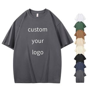 T-shirt Homme Personnalisé avec Logo, 230g, Coupe Oversize, Épaules Tombantes, 100% Coton, Impression et Modèle Vierge Uni - Product Image 1
