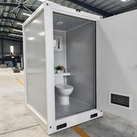 Module de toilettes intégré préfabriqué pour l'extérieur – Cabine sanitaire publique temporaire pour chantiers