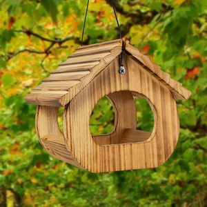 Mangeoire à oiseaux extérieure Mangeoire à nourriture pour tournesol Blue Cardinal backyard deck balcon gazebo Installation de haie <span class=keywords><strong>Buddy</strong></span> automatique. - Product Image 2