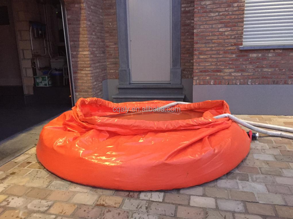 Tanque de almacenamiento de agua de cebolla a medida de fábrica Tanque de almacenamiento de agua de PVC suave de 1000l 22