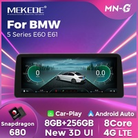 MEKEDE 680 IPS pantalla Android coche REPRODUCTOR DE DVD navegación GPS para BMW E60 E61 E63 E64 E90 E91 DVR MIC CIC WIFI 4G Dvr